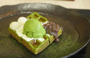 抹茶ワッフル