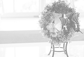 花画像のスライドショー2白黒